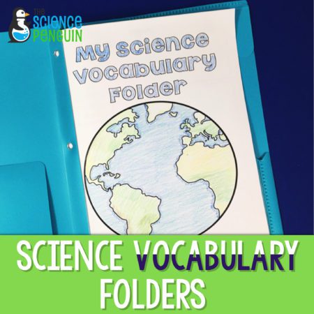 Science Vocabulary Folder