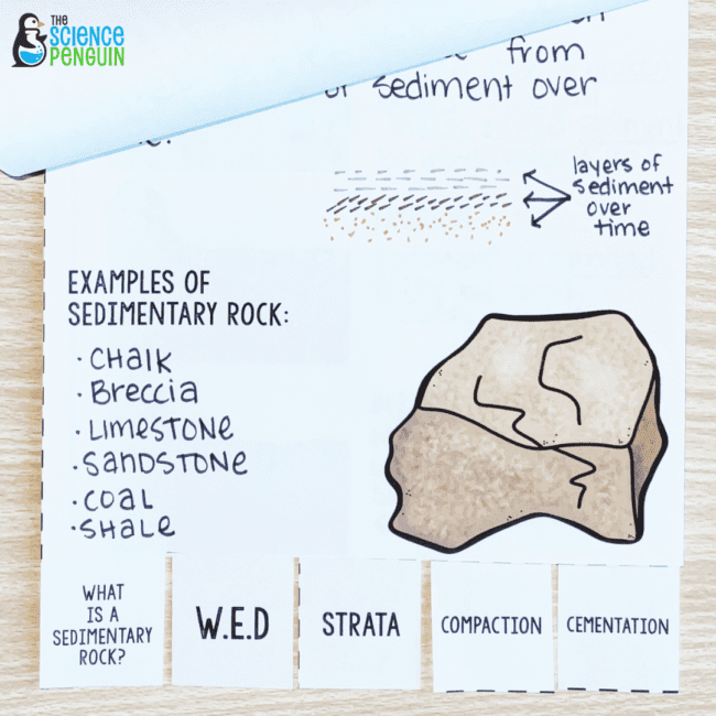 rock cycle flip book