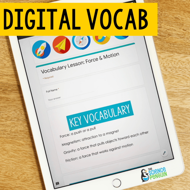 Digital Vocab Lesson