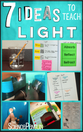 7 Ideas for Light-- video clips, activities, vocabulary, a free sort, and a free periscope project