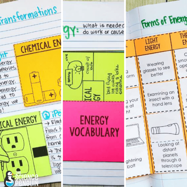 Forms of Energy Notebook