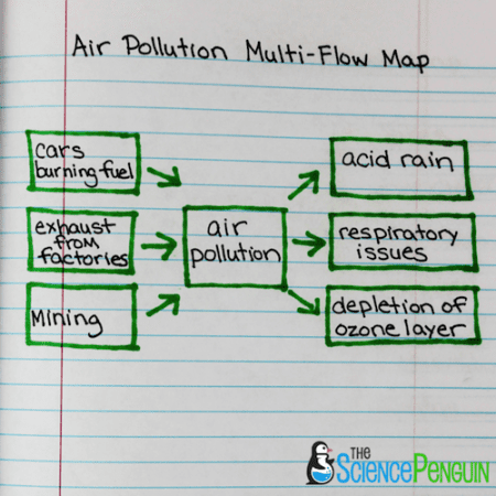 Using Thinking Maps in Science: Multi-Flow Map