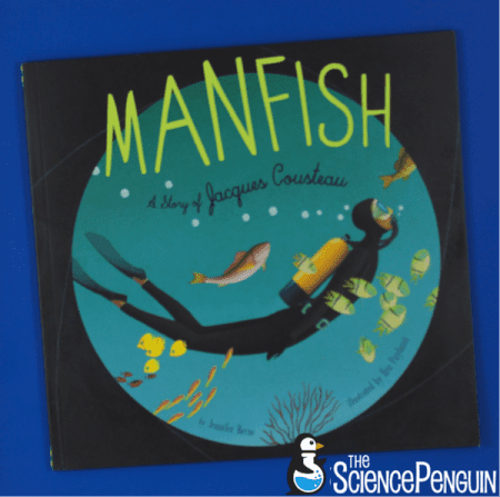 Manfish-- literary nonfiction about Jacques Cousteau