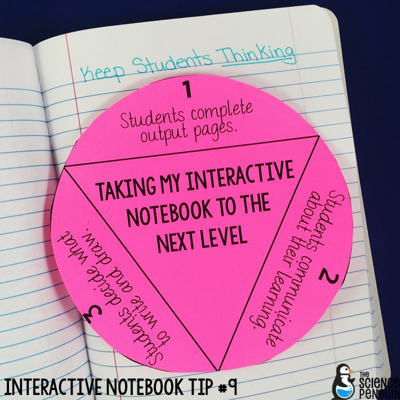 Interactive Science Notebook Tips: Student-Centered Ideas