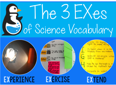 The 3 EXes of Science Vocabulary: Experience, Exercise, Extend