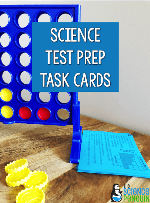 Science Test Prep Task Cards