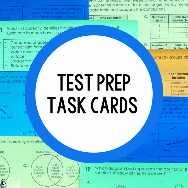 Test Prep Task Cards
