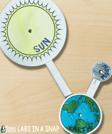Sun Earth Moon System Paper Model