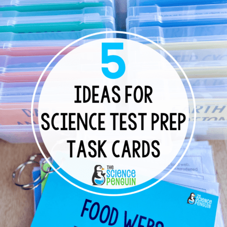 5th Grade Science STAAR Test Prep Task Cards